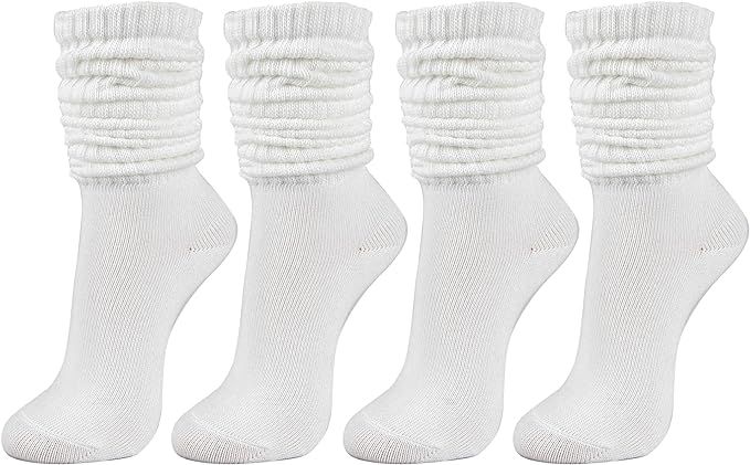 STYLEGAGA Women's Fall Winter Slouch Knit Socks Slouchy Socks Women Scrunch Socks Women Scrunchie... | Amazon (US)