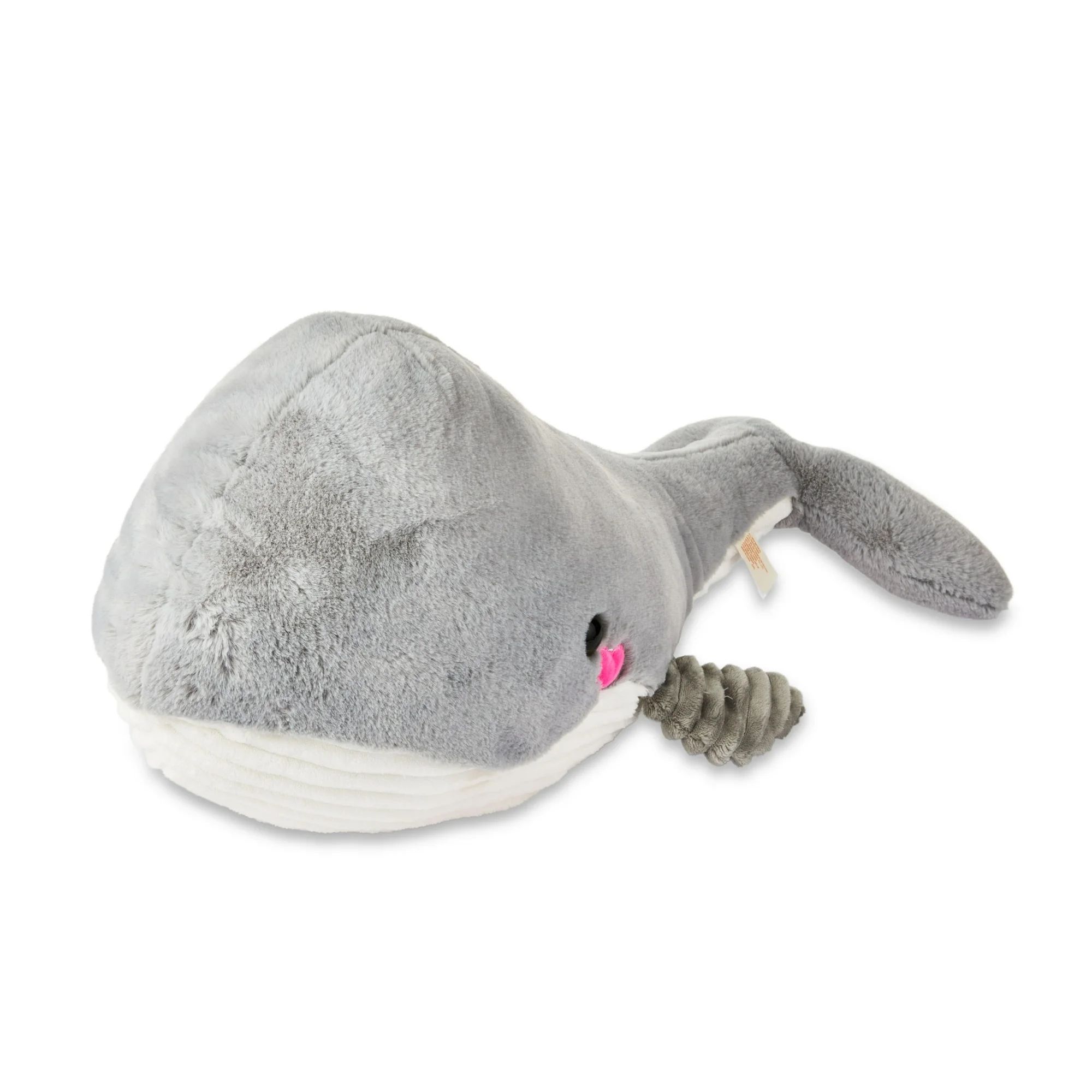 Valentine's Day 25in Gray Large Fluffy Floppy Pal Plush Toy for Adult, Whale, by Way To Celebrate | Walmart (US)