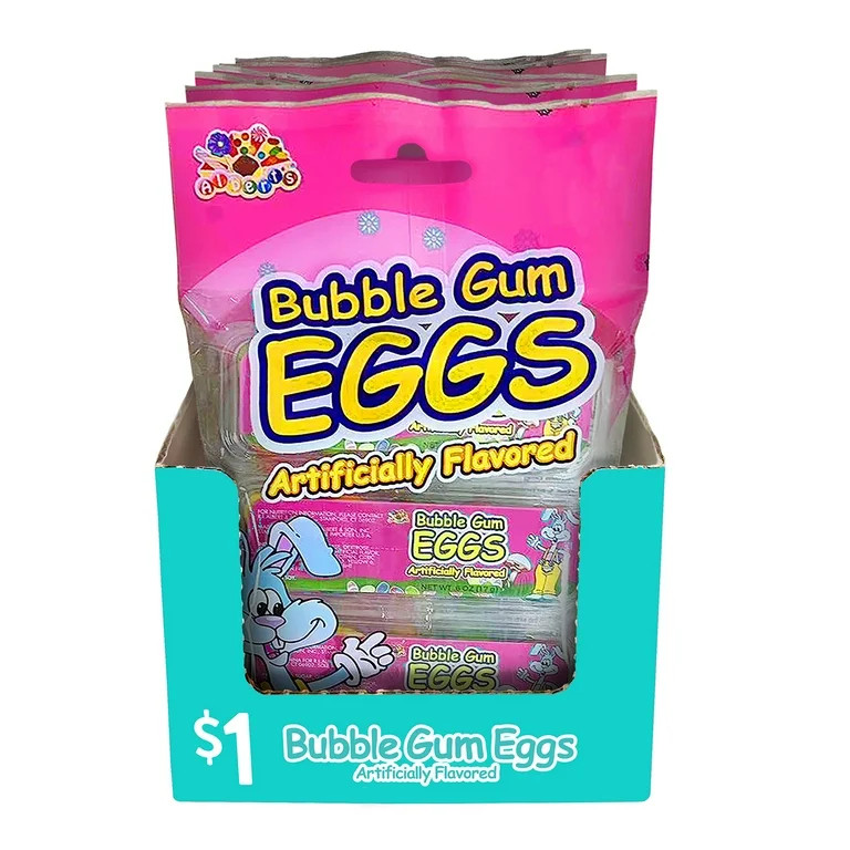 Albert's 3-Pack Bubble Gum Egg Trays, Easter Bunny Approved! | Walmart (US)