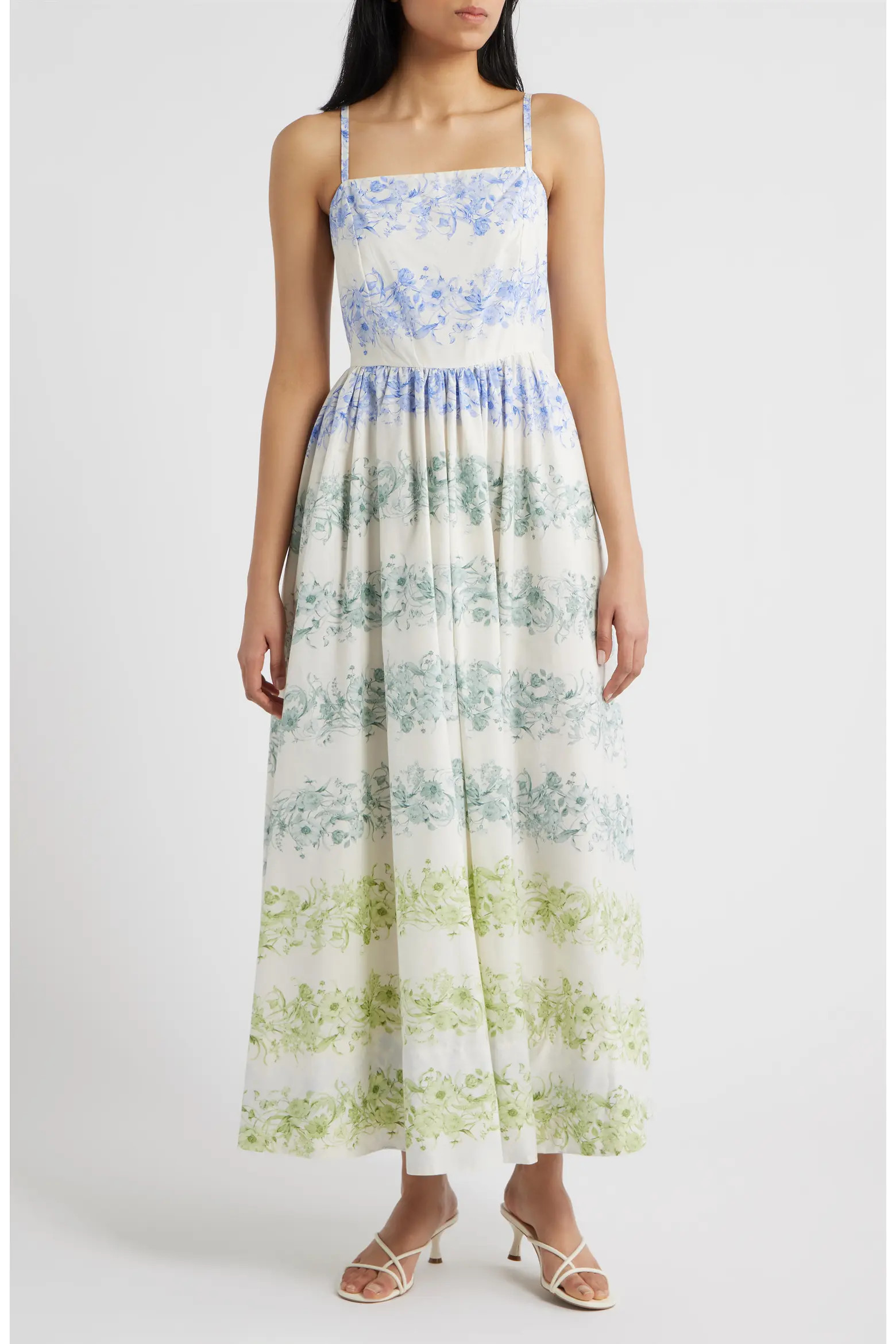 Empire Waist Sleeveless Cotton Maxi Dress (Women) | Nordstrom | Nordstrom