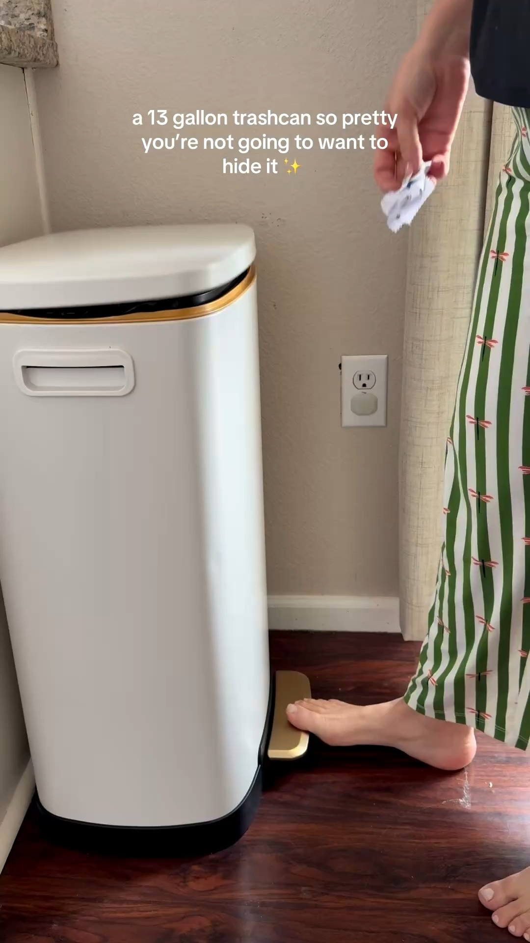 this 13 gallon stainless steel step trash can just made my kitchen feel instantly cleaner 🤌 soft-close lid, no fingerprints, and the removable bucket makes taking trash out way less annoying 

#LTKHome #LTKdayinmylife #LTKmomlife