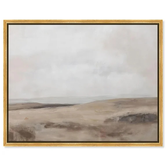 Art Remedy Farmhouse Landscape Canvas, 45" x 36", Gold Frame, Quietude II | Walmart (US)