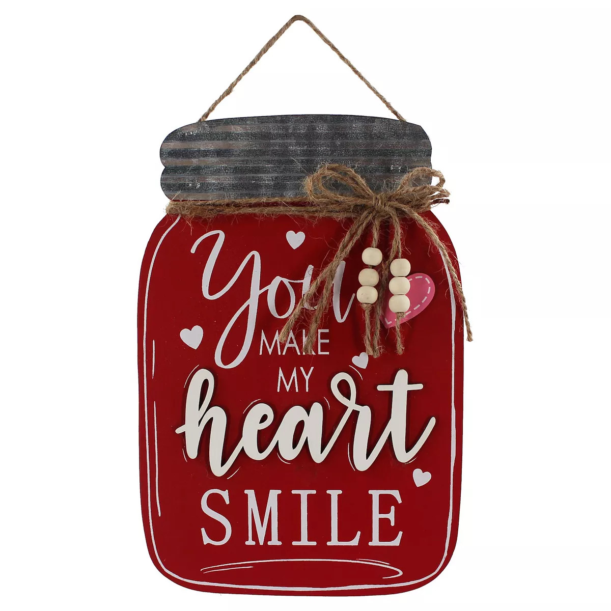 Celebrate Together™ Valentine's Day "Heart Smile" Mason Jar Wall Sign | Kohl's