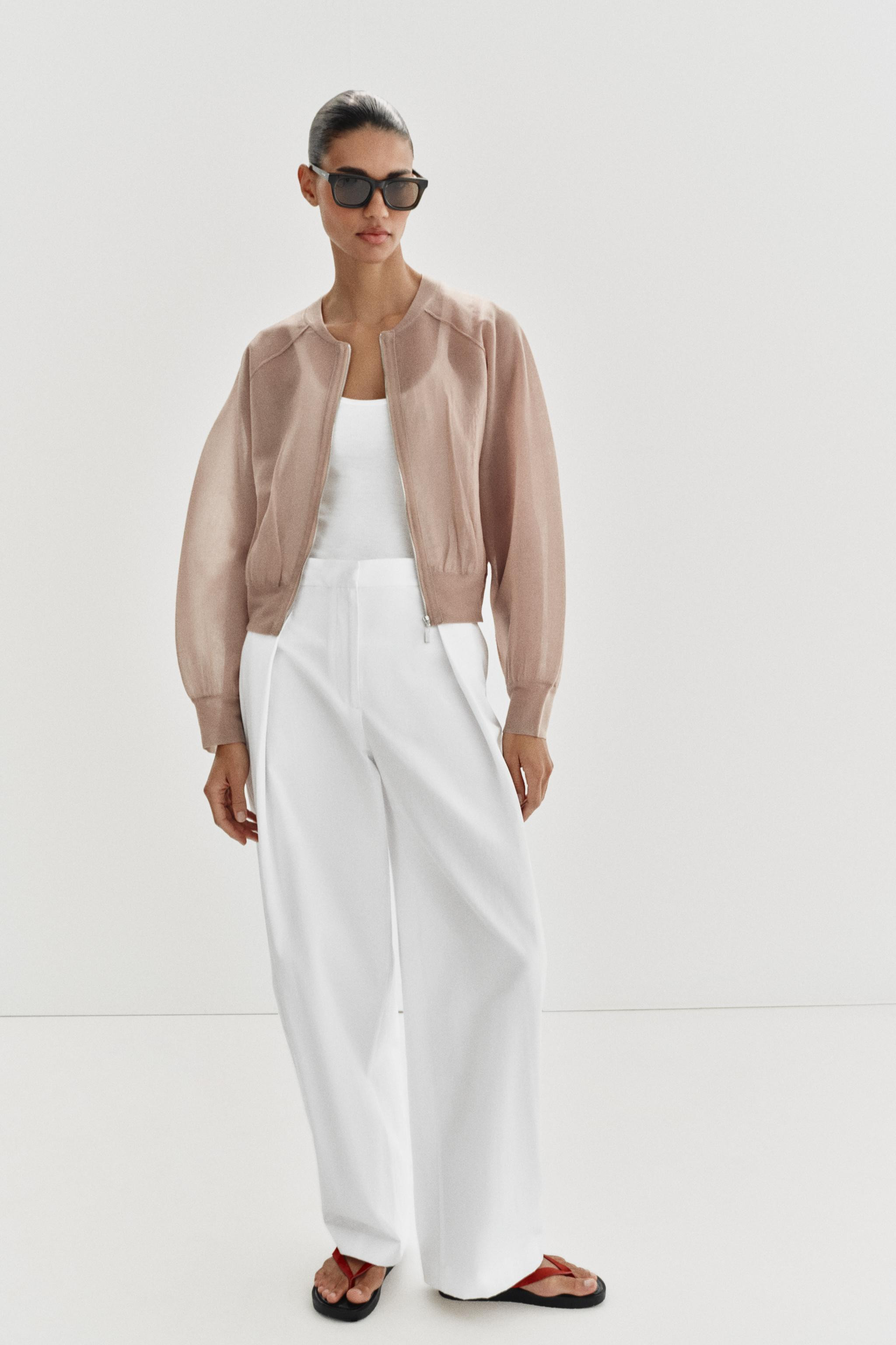 KNIT BOMBER JACKET | Zara US
