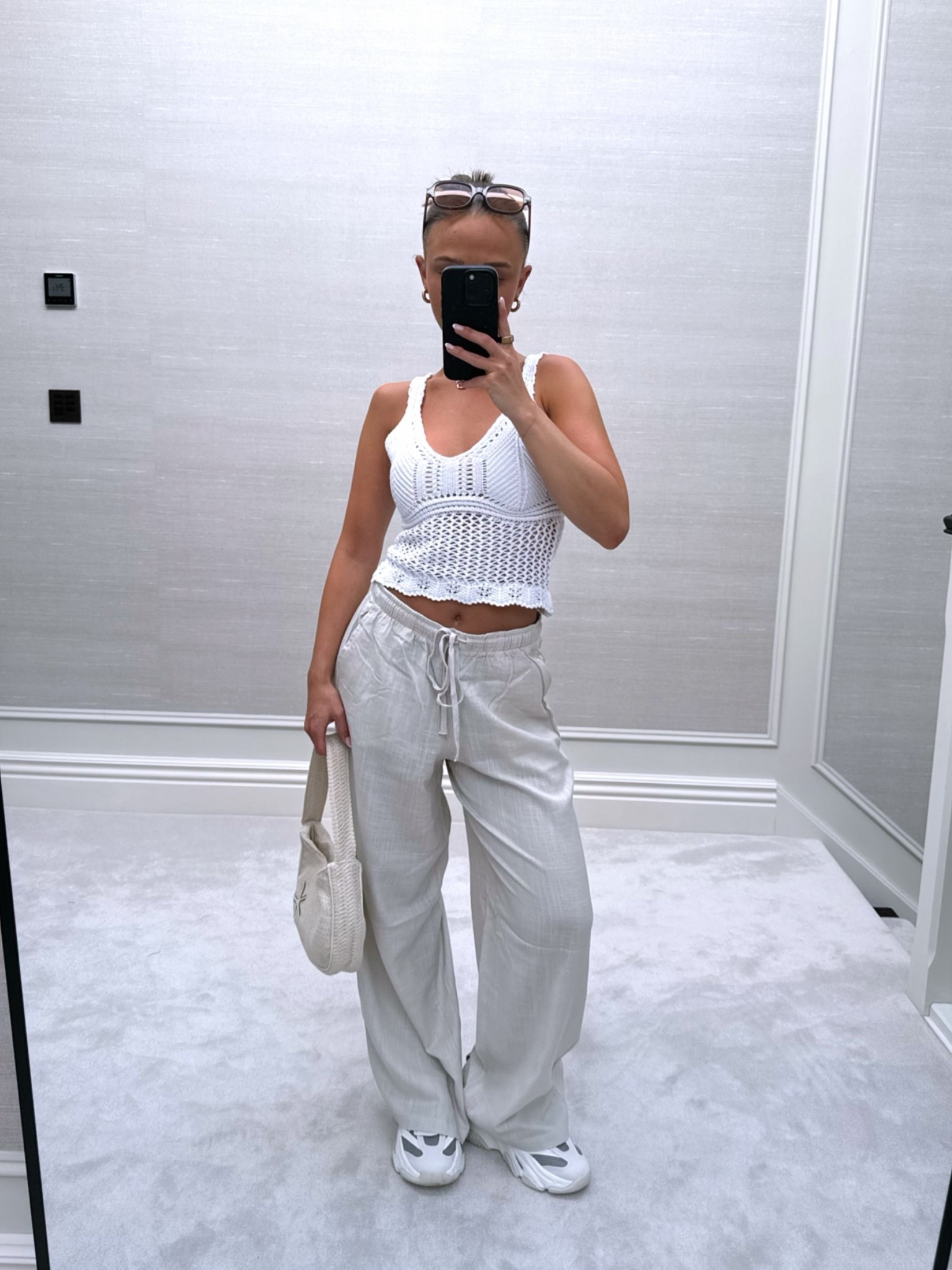 recent summer outfits!! 🌺

summer spring holiday beach outfit inspo easy ootd petite linen beige cream trousers wide leg short crochet white casual

#LTKsummer #LTKuk #LTKeurope