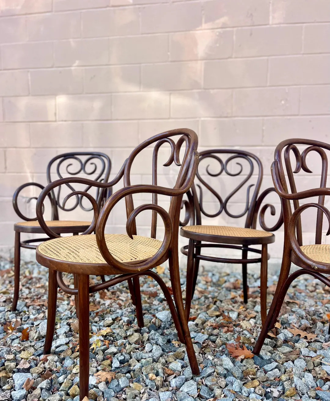 Set of 4 Vintage Bentwood Thonet Chairs | Etsy (US)