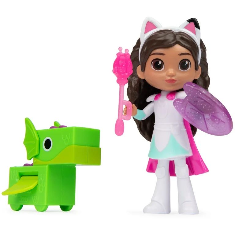 Gabby’s Dollhouse, Gabby the Brave and Dragon 3.4-inch Figure Set, for Ages 3 and up | Walmart (US)