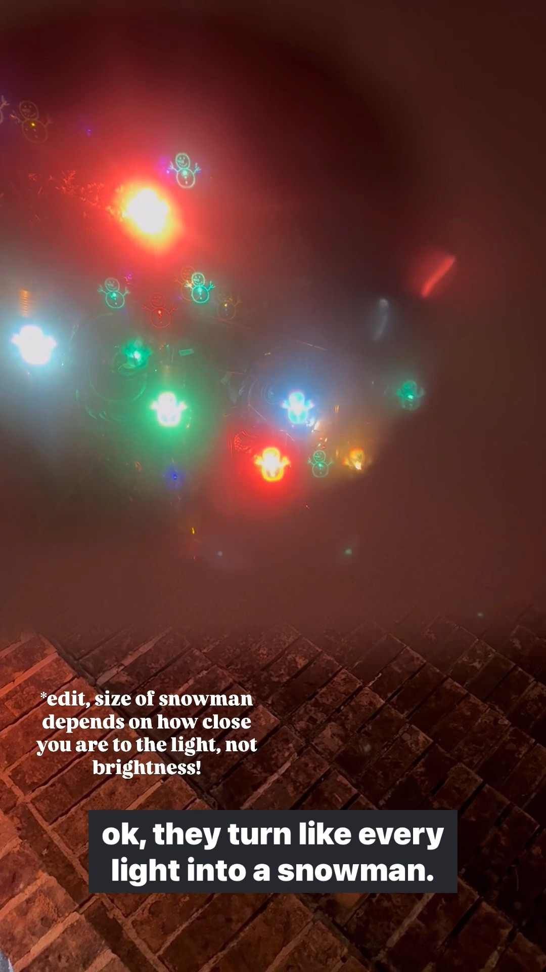 These glasses are similar to mine! I think they turn the lights into snowflakes!

#LTKFamily #LTKHoliday #LTKKids