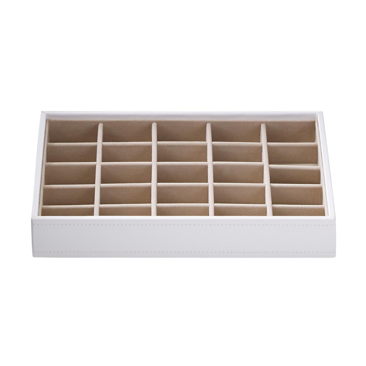 Classic 25-Section Stackers White | The Container Store