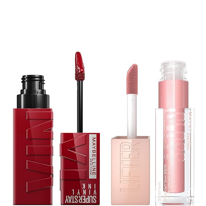 MAYBELLINE New York Super Stay Vinyl Ink Longwear No-Budge Liquid Lipcolor Makeup, Highly Pigment... | Amazon (US)