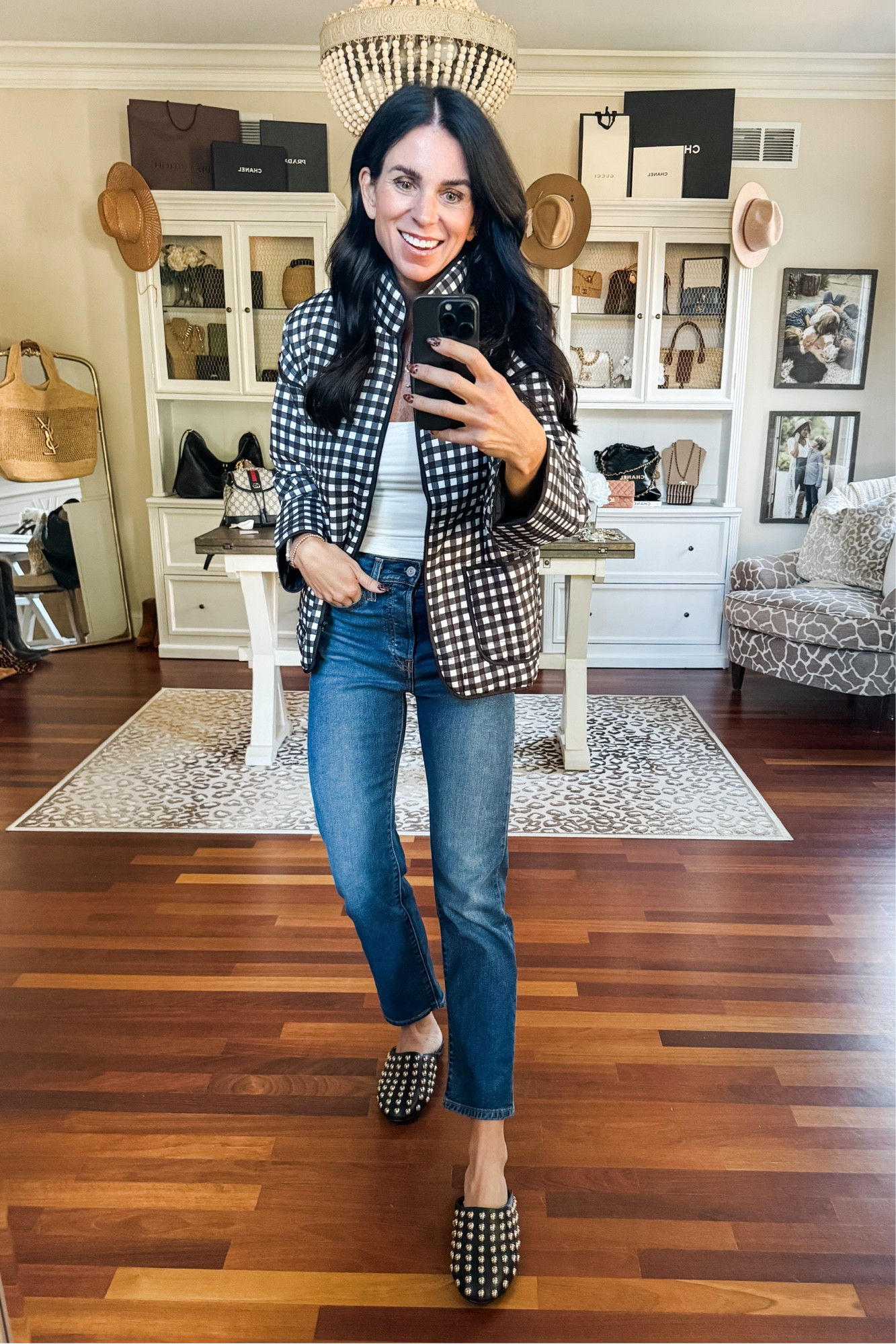 26 denim
Small jacket and tank 

#LTKStyleTip #LTKFindsUnder50 #LTKxPrimeDay