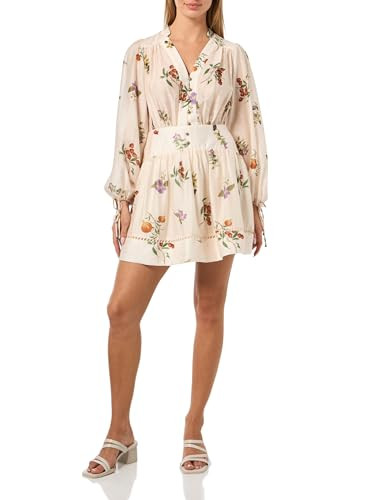 En Saison Women's Tusla Mini Dress, Ivory Multi, S at Amazon Women’s Clothing store | Amazon (US)