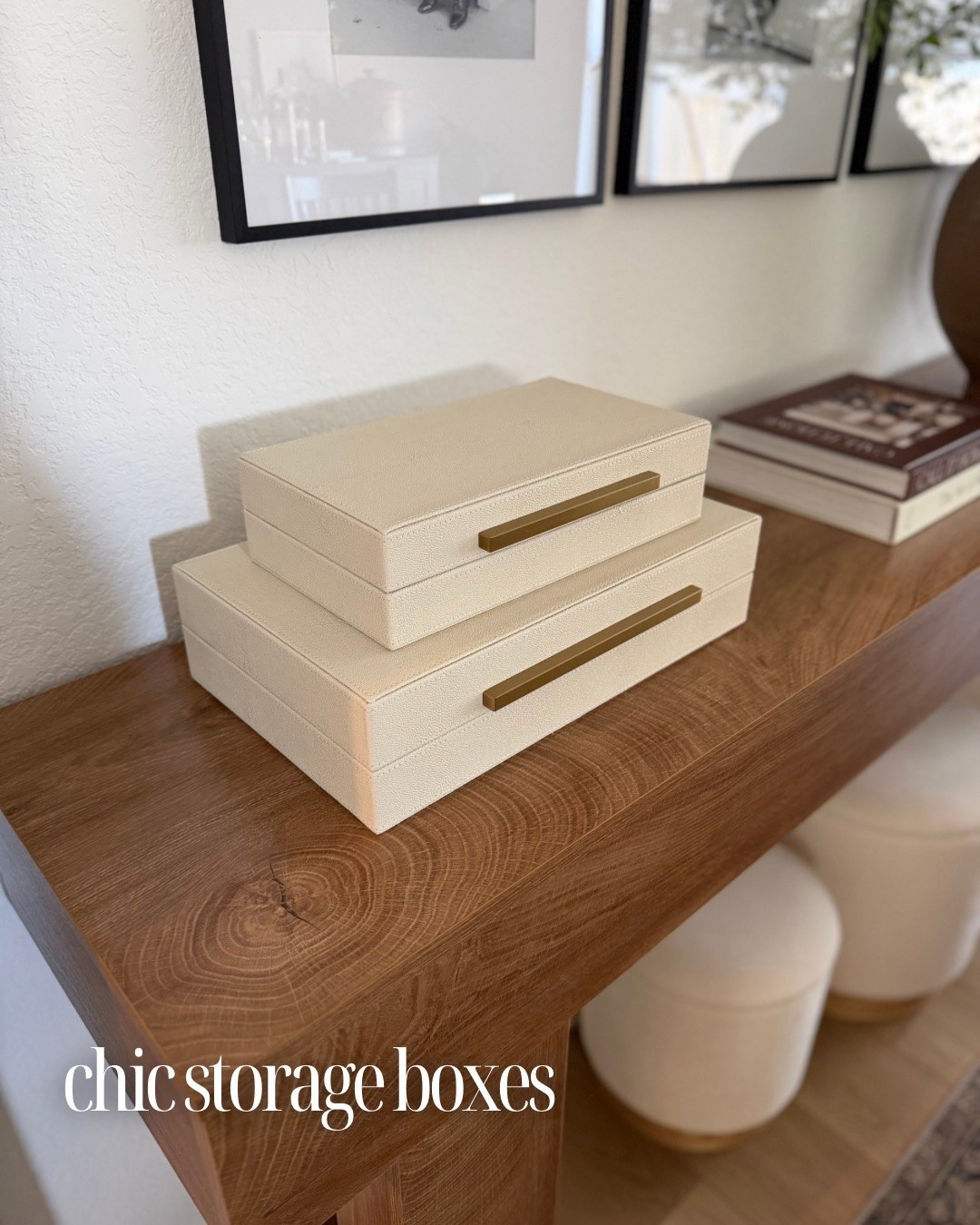 Storage made Chic 👌🏼

Love these stackable storage boxes to hide remotes or use for keepsakes!

#LTKHome #LTKSaleAlert