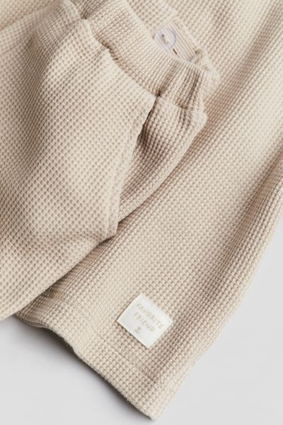 2-piece waffled cotton set | H&M (UK, MY, IN, SG, PH, TW, HK)