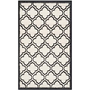 Safavieh Amherst Ivory Indoor Outdoor Rug - 3' x 5' | Cymax