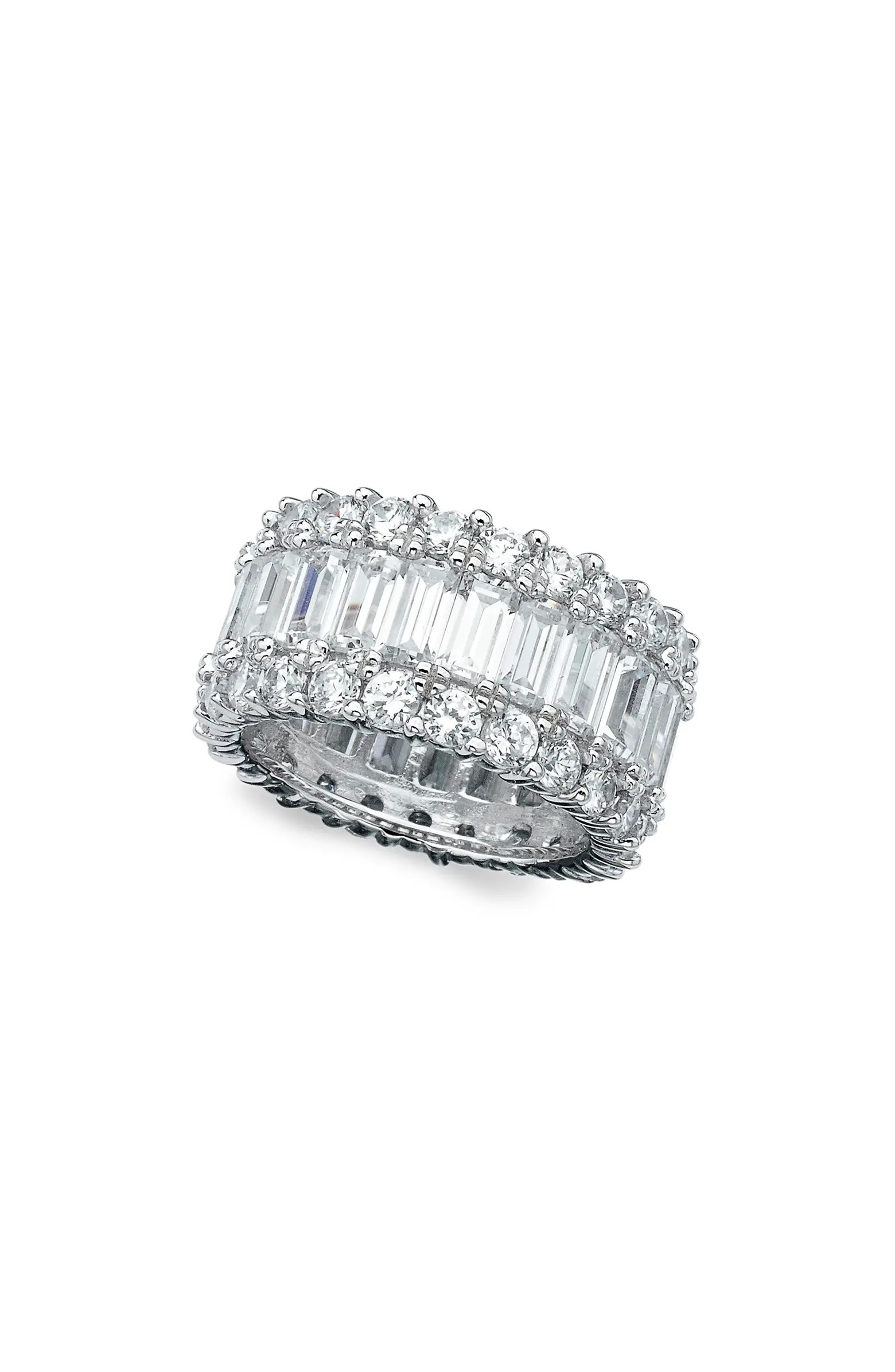 Crislu Cubic Zirconia Baguette Eternity Ring | Nordstrom | Nordstrom