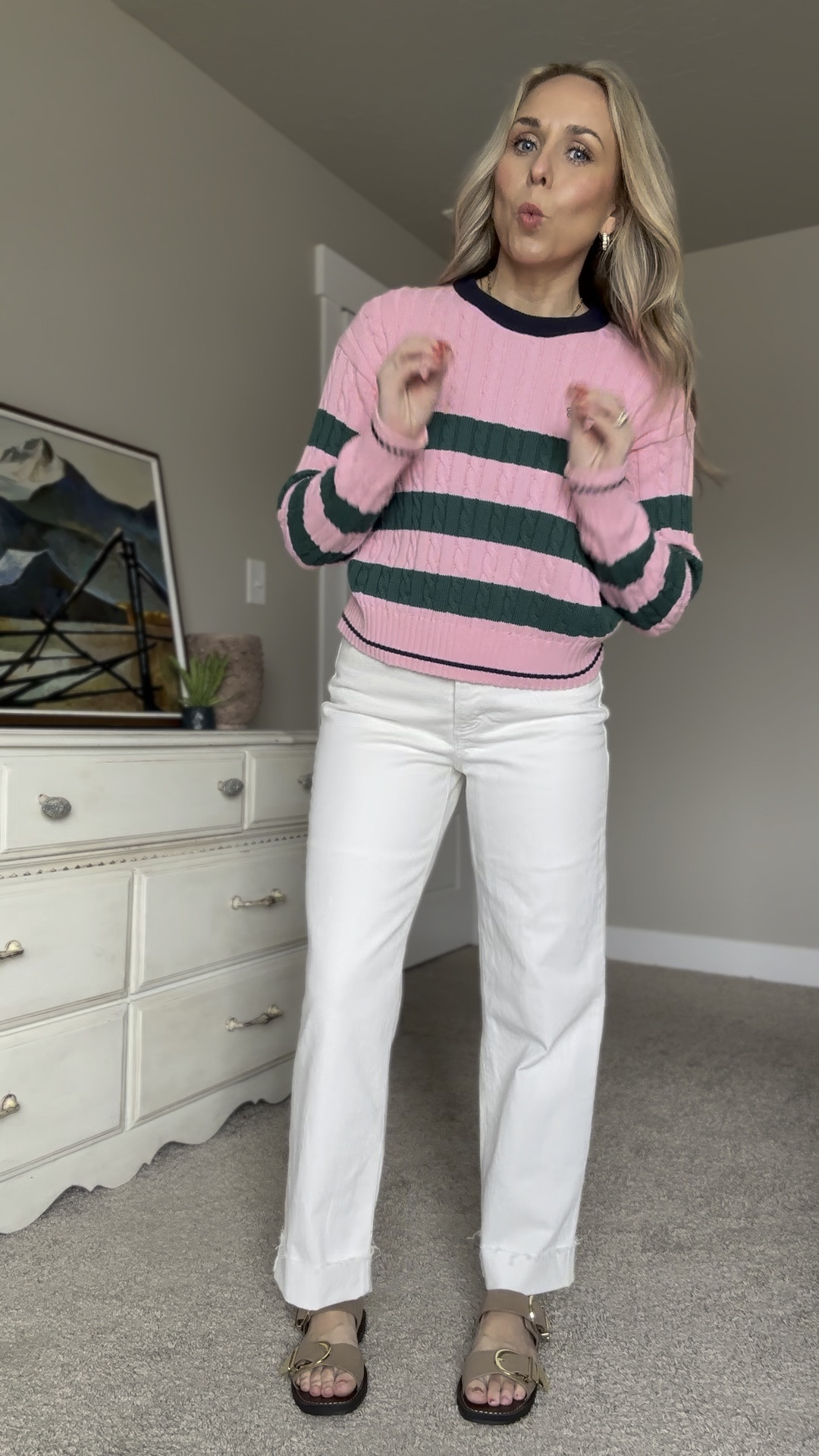 Target head to toe outfit!

This sweater is soooo cute fun and these white jeans are fantastic and on sale for $23!

Both are true to size. 

#LTKFindsUnder50 #LTKMostLoved #LTKWatchNow