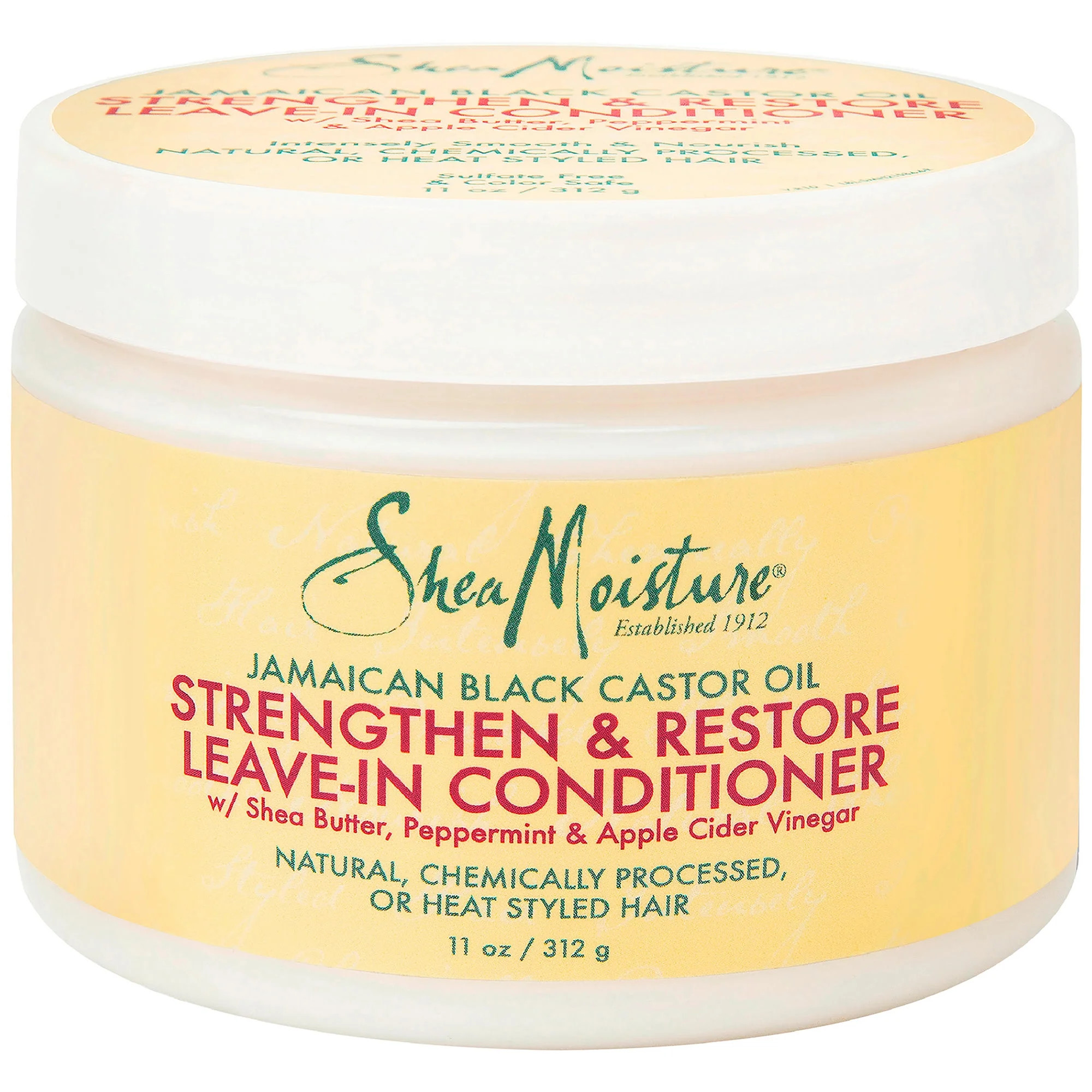 SheaMoisture Jamaican Black Castor Oil Strengthen & Restore Leave-in Conditioner All Hair, 11.5 o... | Walmart (US)