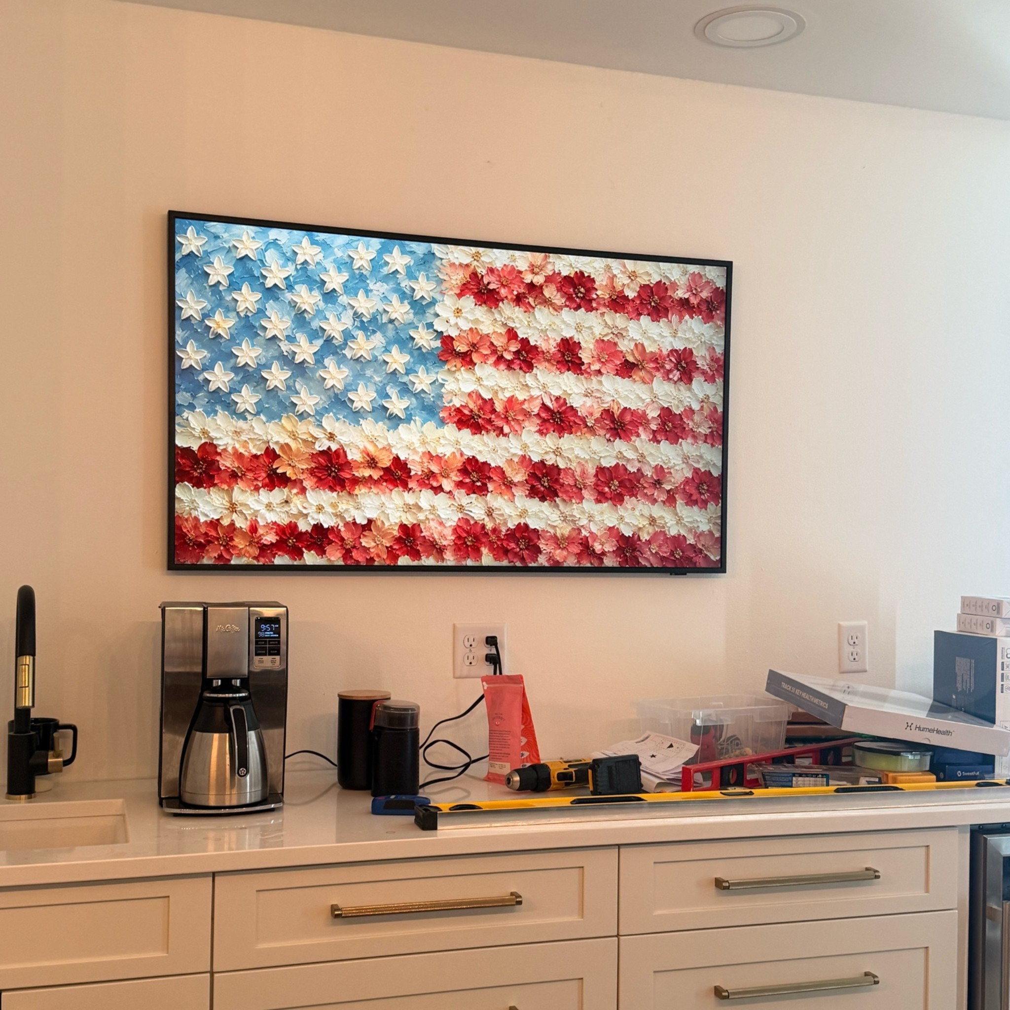 Don’t mind the mess from the never-ending construction zone, but I am absolutely obsessed with our new Frame TV

#LTKdayinmylife #LTKSaleAlert #LTKHome