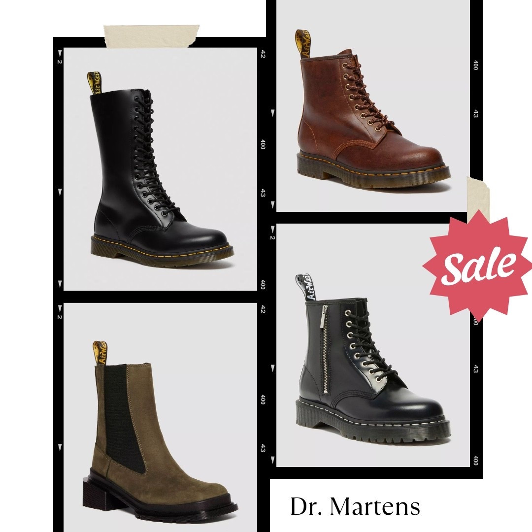 🚨 Dr. Martens Sale Alert! Until 10/1, snag some of my favorite fall boots (all on my wish list 😍). 

As a petite girl, I love how boots instantly elongate my legs, and they're perfect for almost every season! 

Which pair would you rock this fall?

#LTKShoeCrush #LTKFallSale #LTKSaleAlert