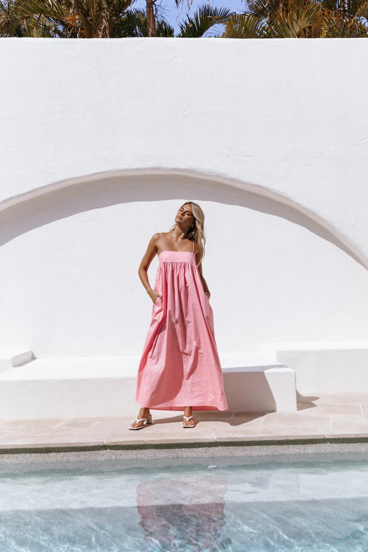 Serina Maxi Dress - Pink | Petal & Pup (US)