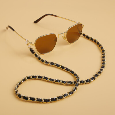 Black & Gold Eyeglasses Chain Sunglasses Chain Glasses Holder Gift For Her | eBay AU