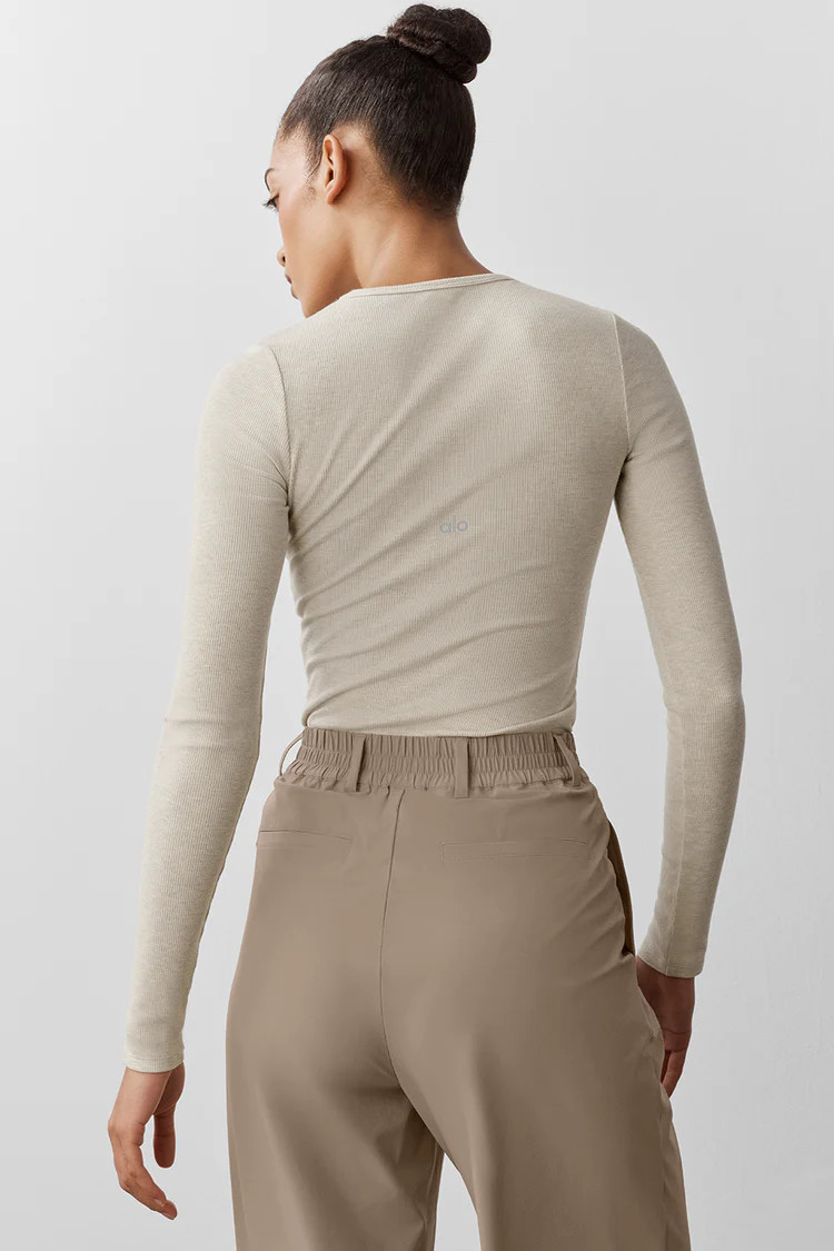 Ribbed Modal Long Sleeve | Alo Yoga (US)