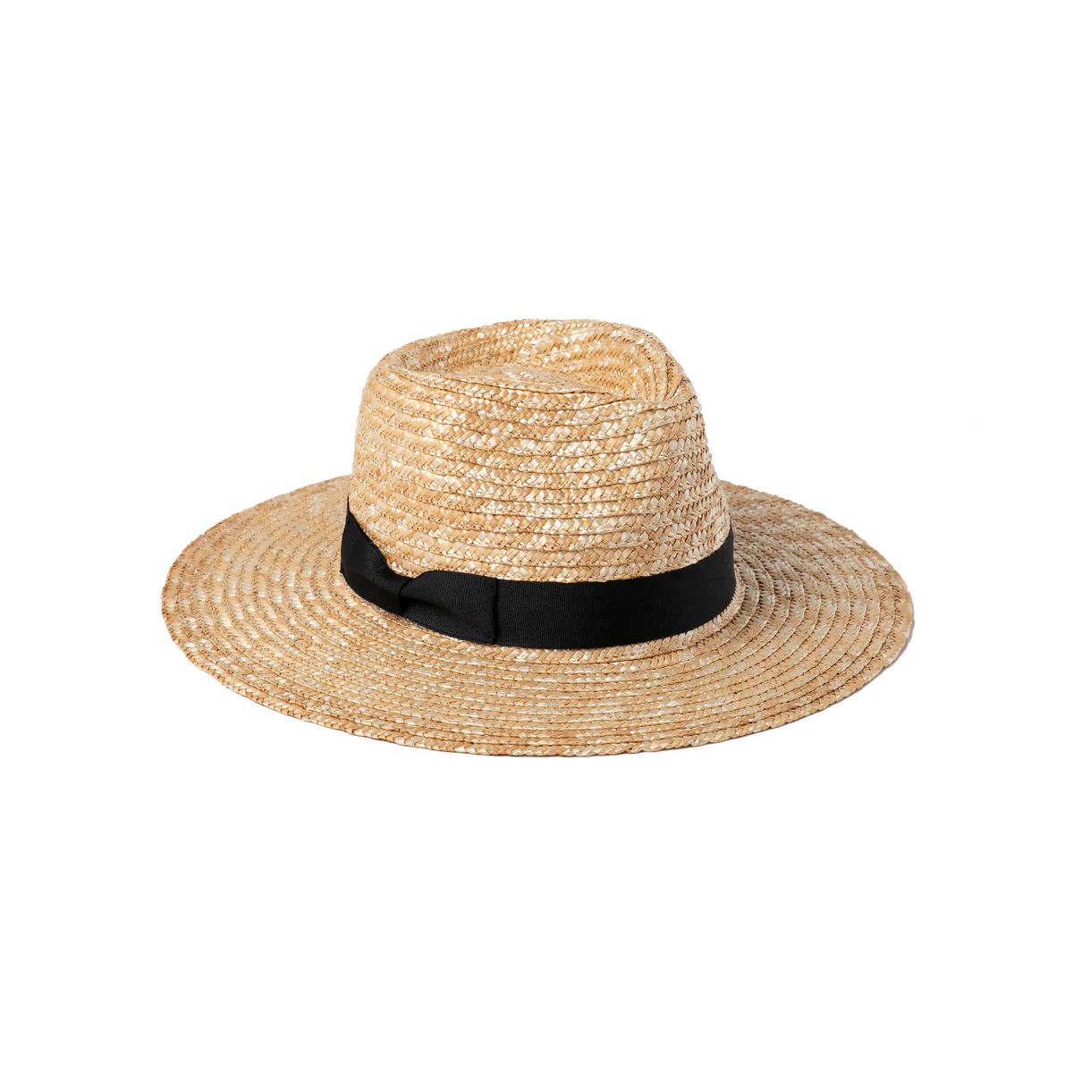 The Spencer Fedora - Straw Fedora Hat in Black | Lack of Color US | Lack of Color US