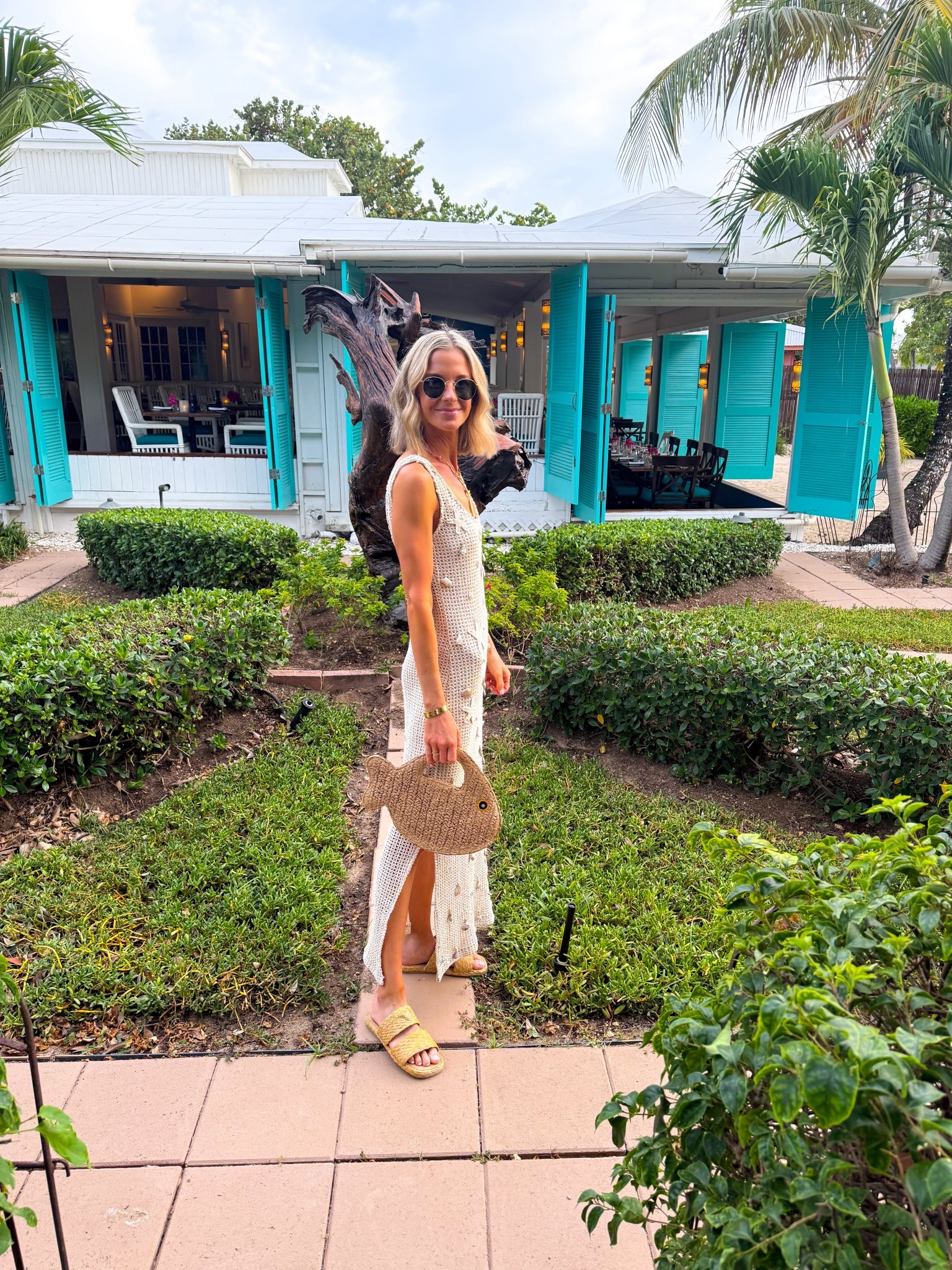 Vacation dress of my dreams. Fun fact for all my fellow White Lotus fans, this dress is part of a limited edition capsule based off the show. It’s super lightweight, airy and festive for your next vacay 🐚 

#LTKOver40 #LTKSeasonal #LTKTravel