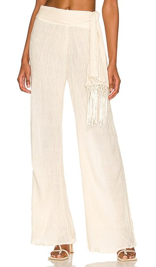 Savannah Morrow Vea Pant in Cream. - size M (also in L) | Revolve Clothing (Global)