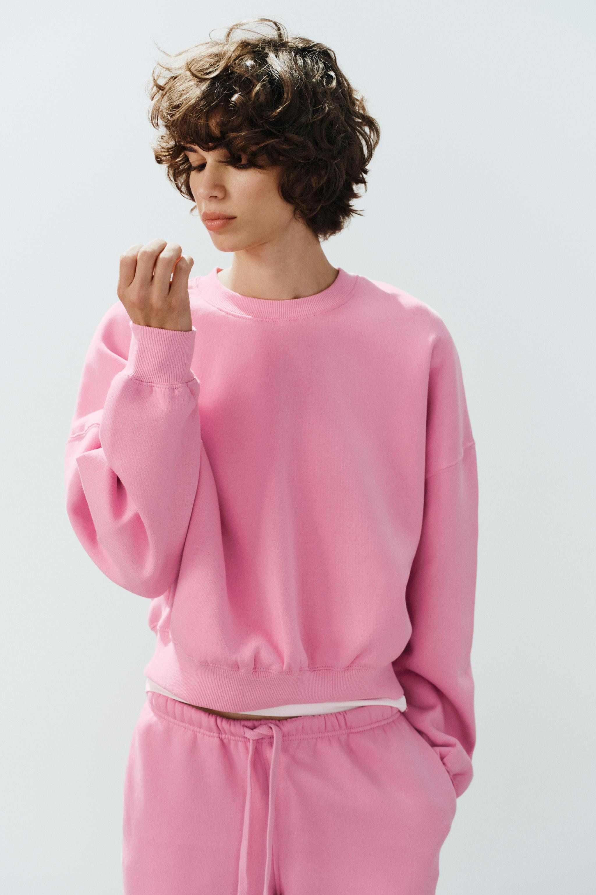 BASIC PLUSH SWEATSHIRT | Zara UK