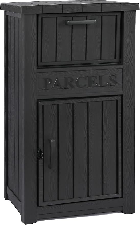 Package Delivery Box for Outside, Outdoor Storage with Lockable Secure, Anti-Theft Parcel Drop Bo... | Amazon (US)