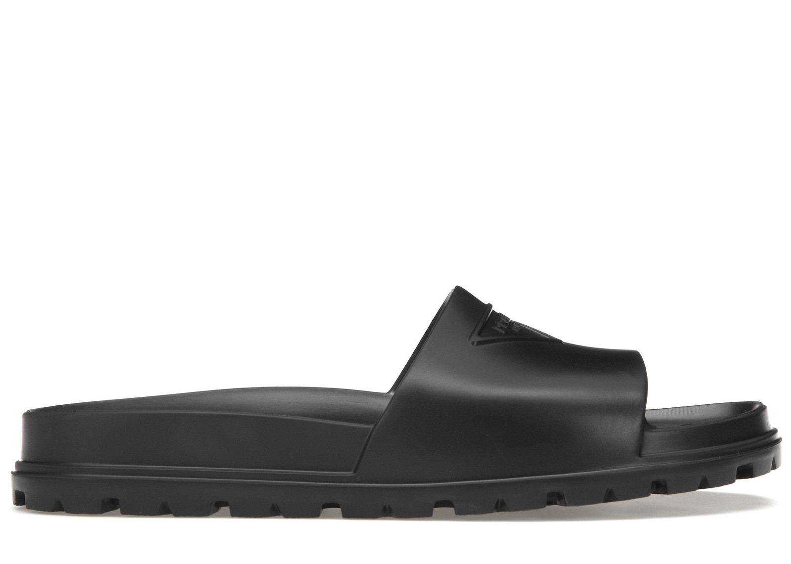 Prada Rubber Slides (Men's) Sneakers in Black | StockX
