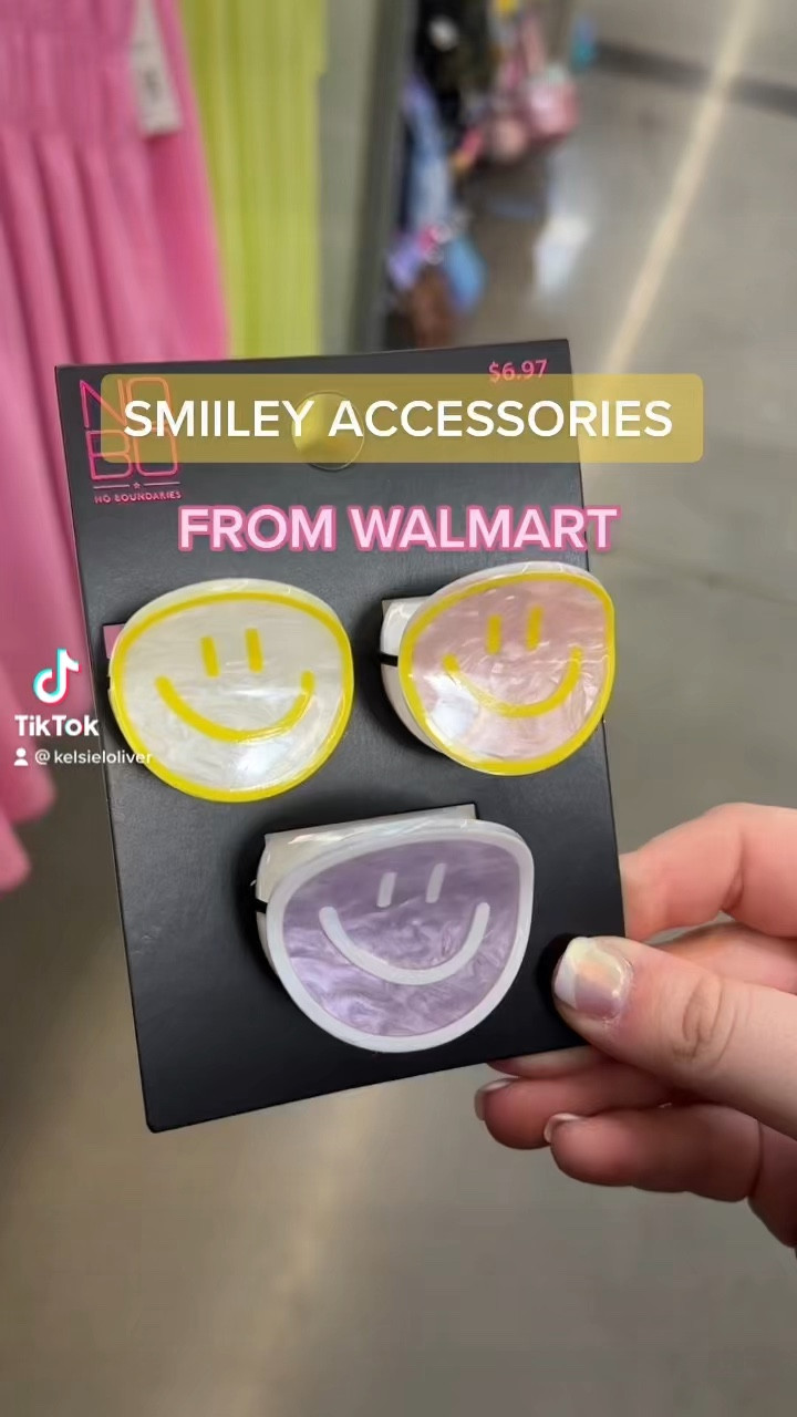 For all my smiley loving girls!! I’m obsessed with these new hair accessories now at Walmart!!✨

#LTKstyletip #LTKbeauty #LTKunder50