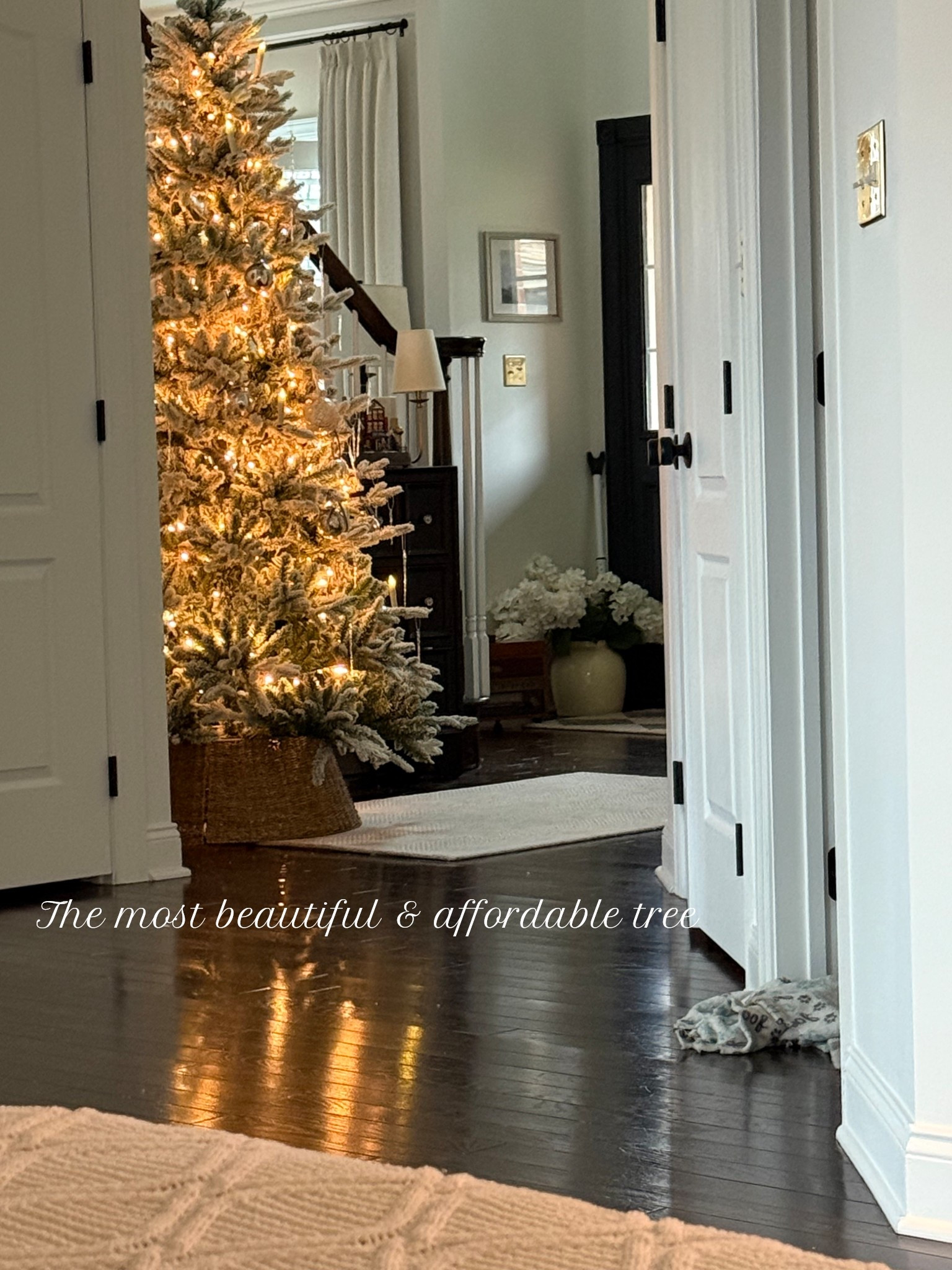 The most gorgeous and affordable Christmas tree.  So impressed with the quality and how it doesn’t shed the flocking.  ✨

#LTKSeasonal #LTKHoliday #LTKSaleAlert