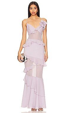Lovers and Friends Wisteria Gown in Periwinkle Purple from Revolve.com | Revolve Clothing (Global)