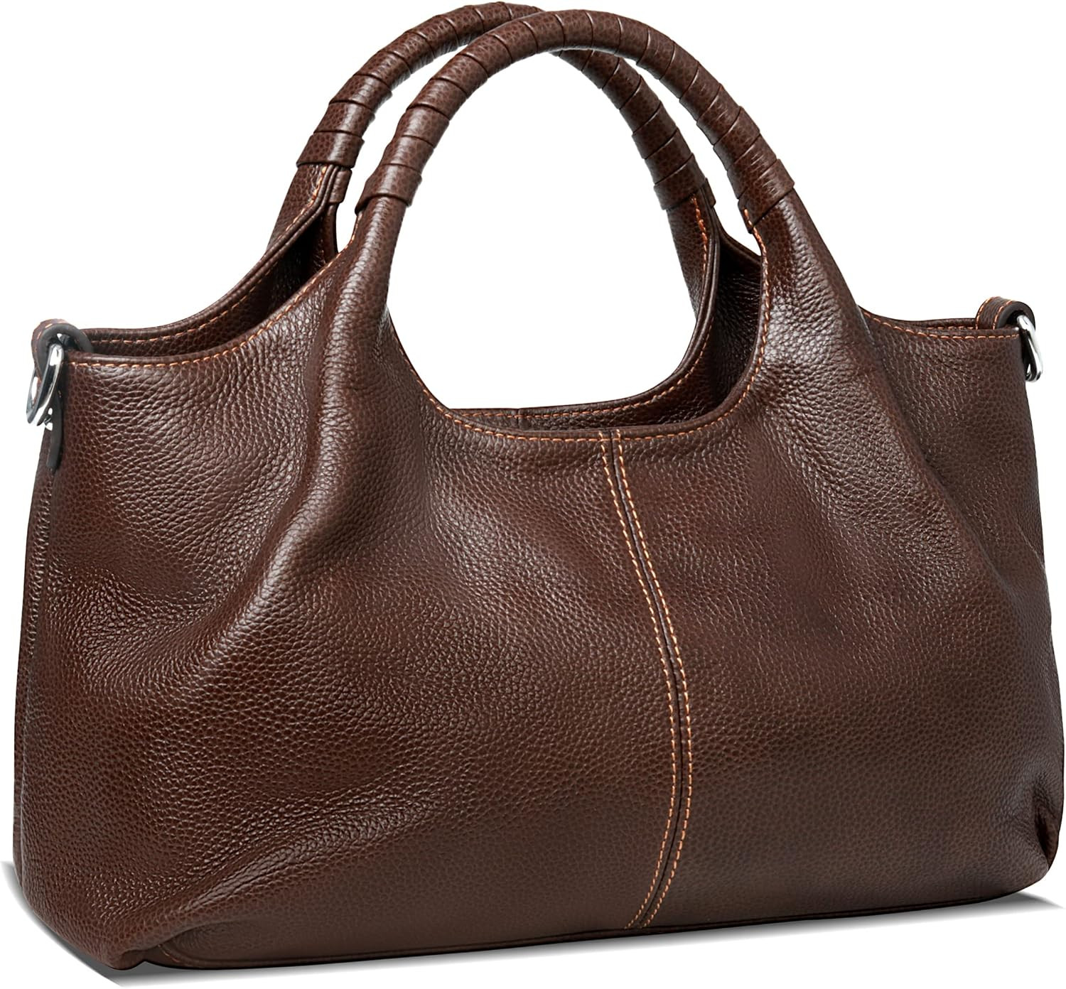 Iswee Leather Satchel Women Purse and Handbag Crossbody Shoulder Bag Hobo | Amazon (US)