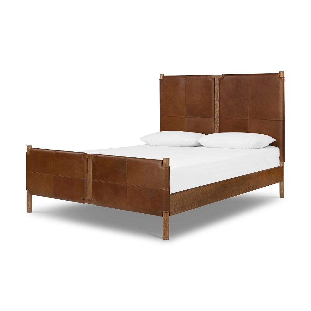 Sackett Leather Bed | West Elm (US)