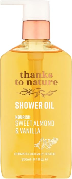 Shower Oil for Women, 8.45 fl oz (Sweet Almond & Vanilla) | Amazon (US)