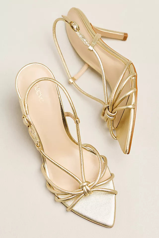 Aleah Strappy Pointed-Toe Heels | Anthropologie (US)