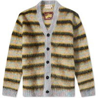 Marni Men's Mohair Stripe Cardigan in Multi, Size Small | END. Clothing | End Clothing (US & RoW)