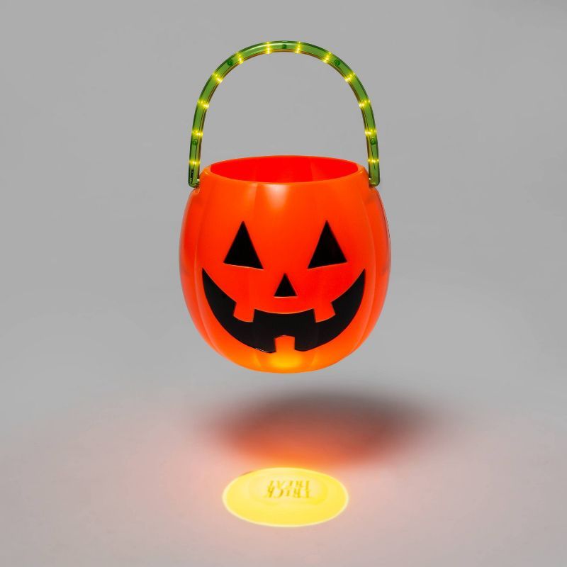 Light Up Pumpkin Halloween Trick or Treat Pail - Hyde & EEK! Boutique™ | Target