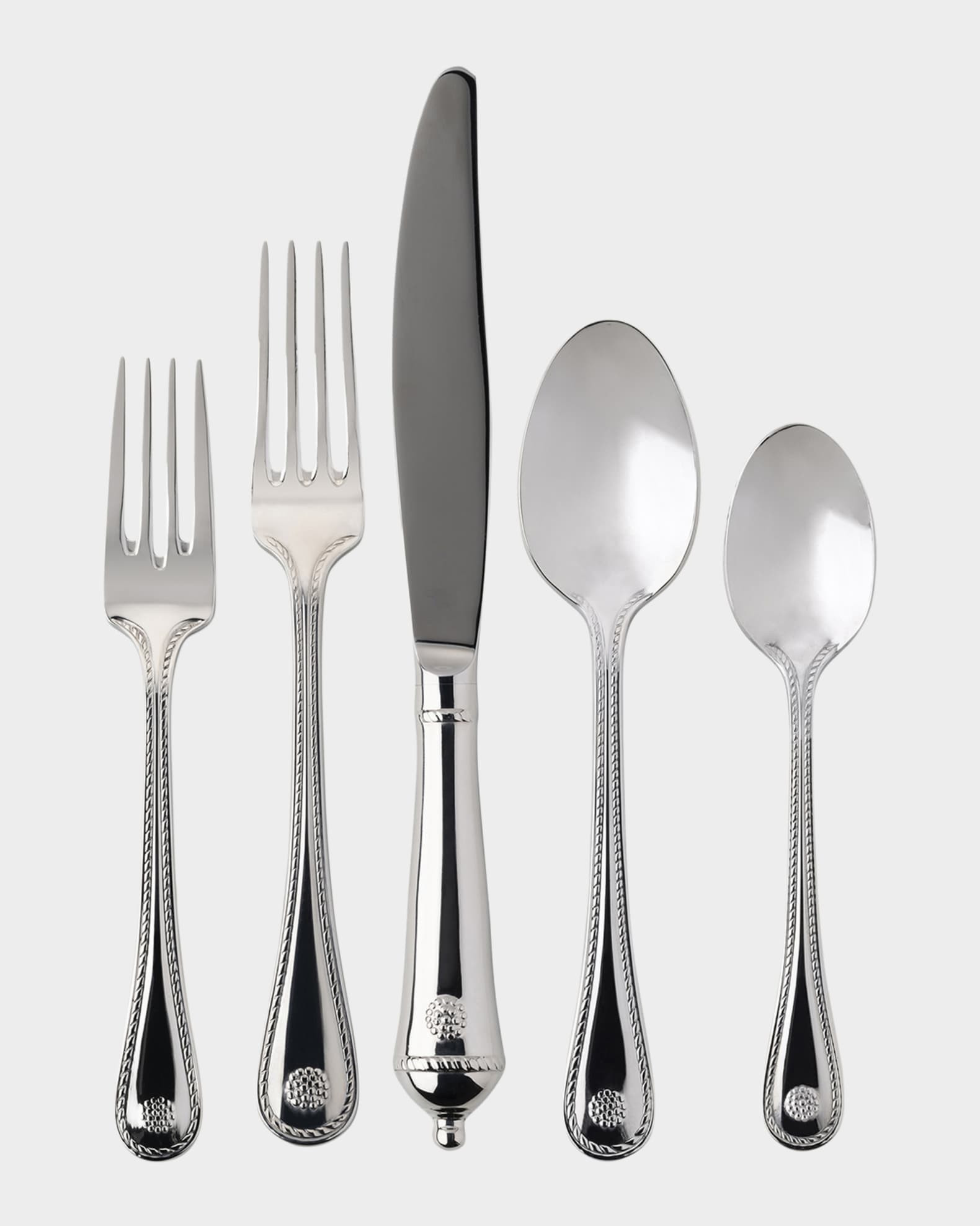 5-Piece Polished Berry & Thread Flatware Set | Neiman Marcus