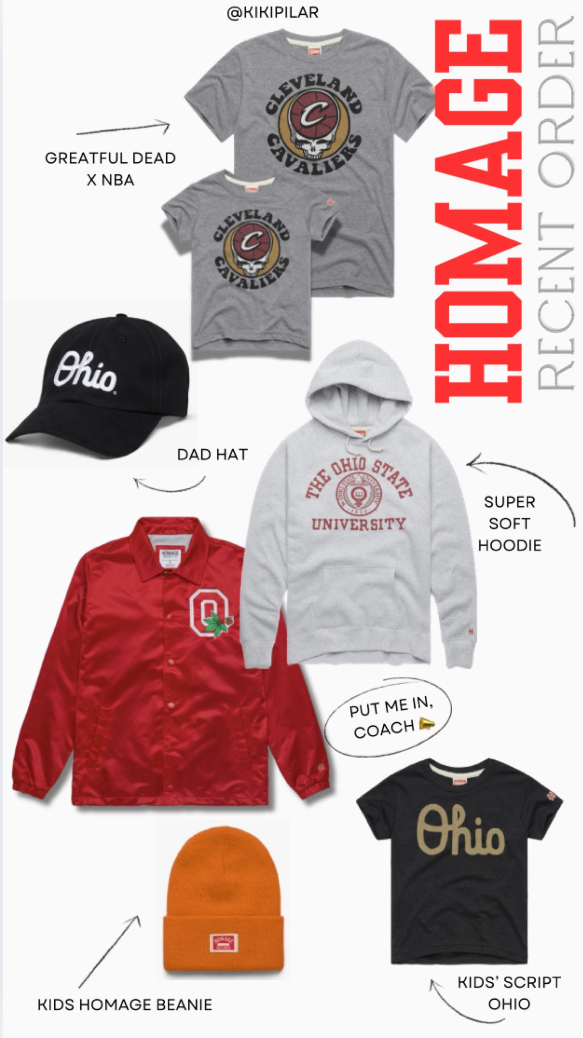 Get your Buckeyes gear before the big game ‼️
Homage Recent Order
Ohio state university 
OSU
Go Bucks
Buckeyes 
Ohio state buckeyes 
Ohio state family
Osu kids
Dad hat
Script ohio
Kids script ohio
Grateful Dead
Gift guide for him
Men’s gifts
Holiday gift idea
Sports

#LTKMens #LTKGiftGuide #LTKootd