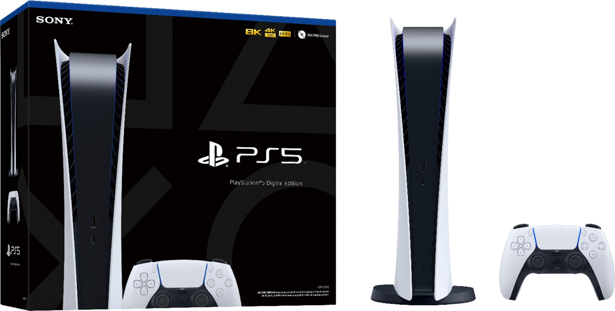 Playstation 5 Digital Edition PS5 Gaming (Disc Free) Console (Renewed) | Amazon (US)