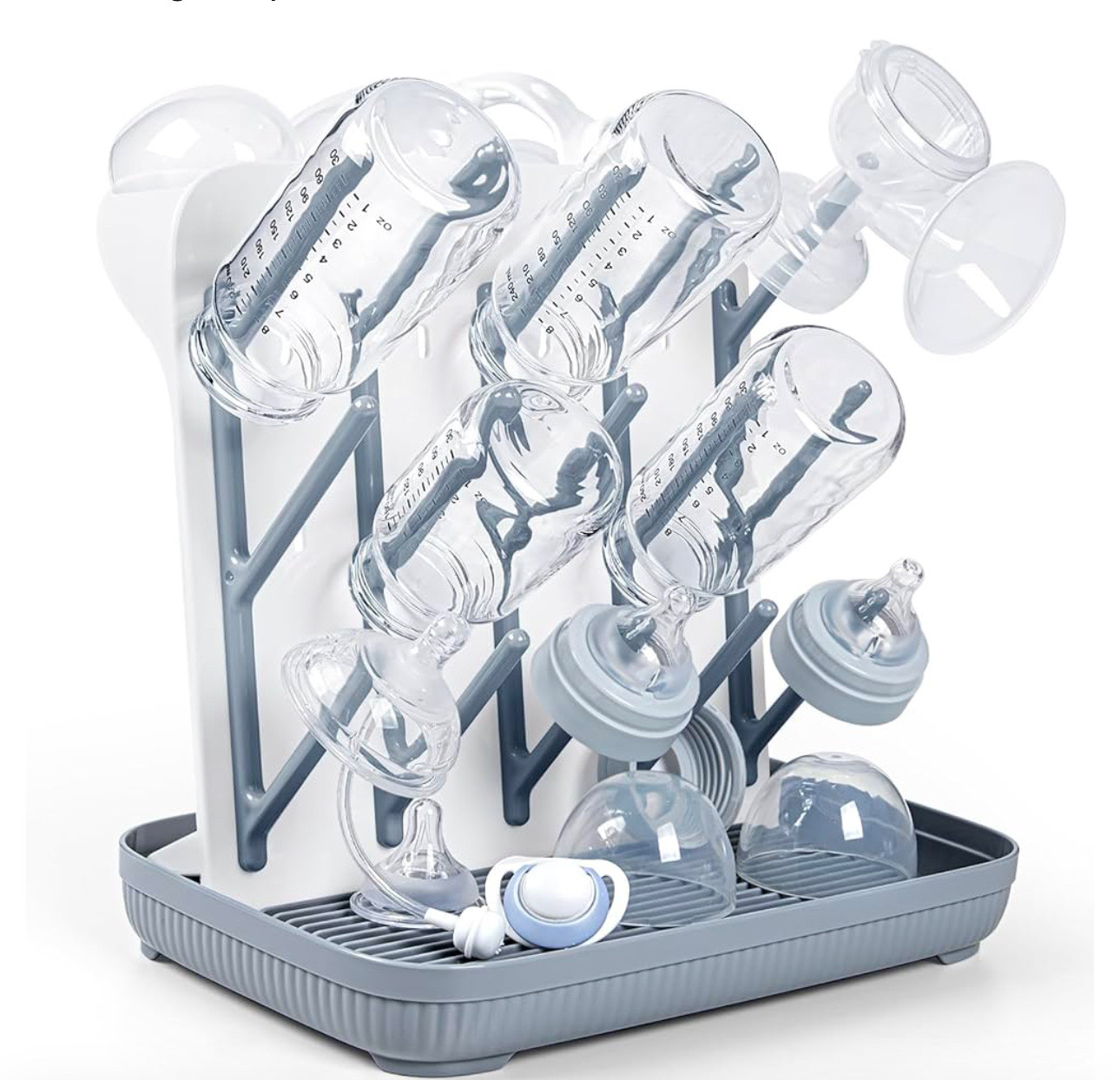 Termichy Baby Bottle Drying Rack: Large Vertical Bottle Dryer Rack Holder - Space Saving Standing Drying Rack for Baby Bottles and Pump Part Cleaning 

#LTKBaby