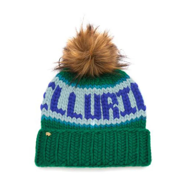 KELLY GREEN TELLURIDE BEANIE | LELE SADOUGHI