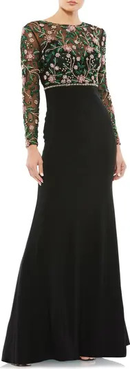 Floral Embellished Gown | Nordstrom