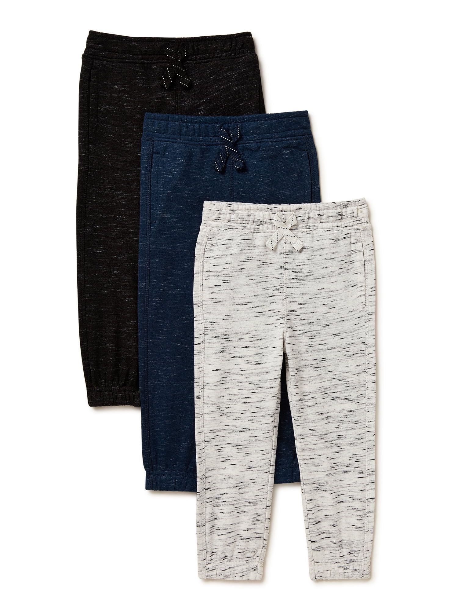 Garanimals Baby and Toddler Boys French Terry Joggers, 3-Pack, Sizes 12M-5T - Walmart.com | Walmart (US)