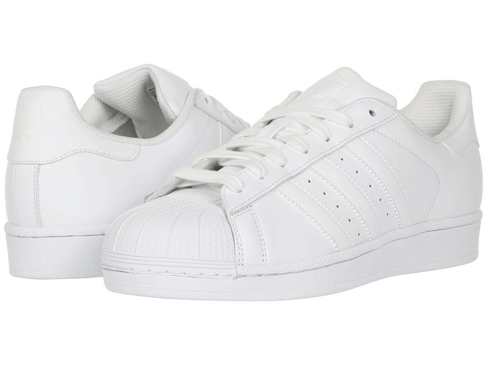 adidas Originals - Superstar 2 (White/White) Classic Shoes | Zappos